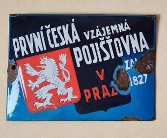 Smaltovaná tabuľka