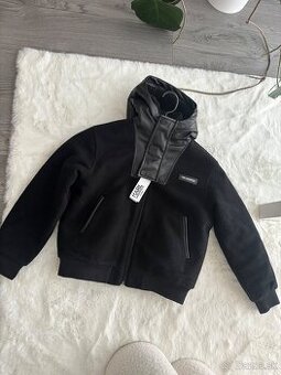 Nová detská bunda z vlnenej zmesi Karl Lagerfeld veľ.138 - 1