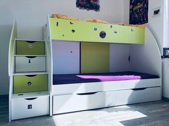 Detská poschodová posteľ