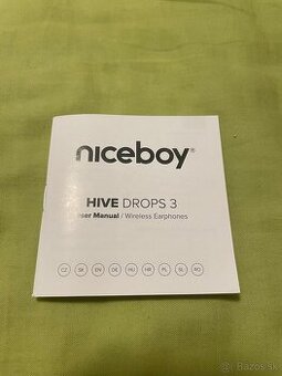 Predám sluchadla bezdrôtové niceboy hive drops 3