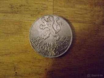 Strieborná čsl. pamätná minca z r.1949