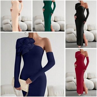 Dámske šaty dlhe elegantne plesove