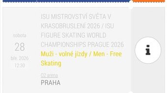 Kúpim vstupenku na MS v krasokorčuľovaní