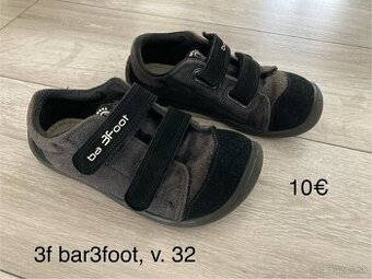 Plátenky / tenisky 3f barefoot (bar3foot), v. 32