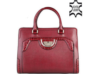 kufríková kabelka bordová cavalli class - nová