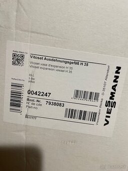 Expanzná nádoba Viessmann Vitoset H 35 (35 litrov)