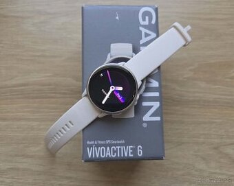Garmin Vivoactive 6 Lunar Gold/Bone Band, ako nove, zaruka