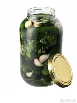 Zaváraninove poháre 4l aj s vrchnakom