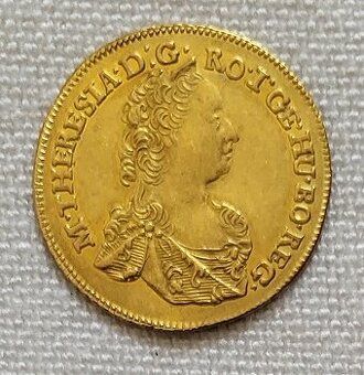 Zlatý dukát Mária Terézia, 1765, Sedmihradsko