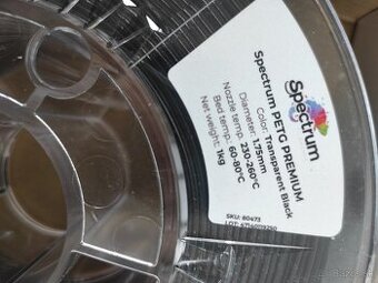 Filament novy  cca 1 kg, Petg. Na 3Dtlac