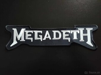 MEGADETH nášivka veľka na chrbát