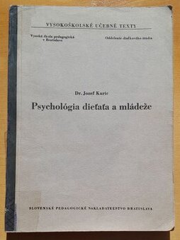 Psychológia dieťaťa a mládeže