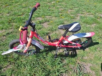 Predam dievcensky bicykel 16 a detske odrazadlo