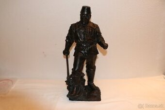 Horník havíř doly uhlí těžba socha soška (525J)
