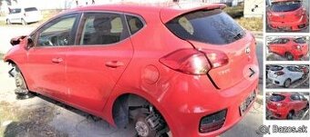 Kia Ceed 1.4 2016 predám piate DVERE, zadný NÁRAZNÍK, blatní
