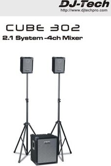 Subwoofer a 2 repráky so stojanmi