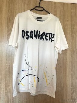 DSQUARED2 panske tricko biele
