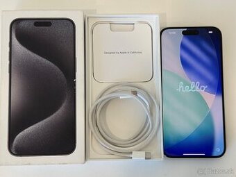 Apple iPhone 15 Pro Max 256gb - čierny