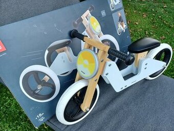 Tricycle - drevená trojkolka a odrážadlo 2v1 TOP stav