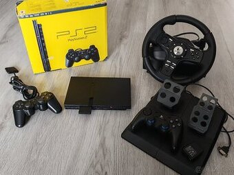 PS2 slim + volant