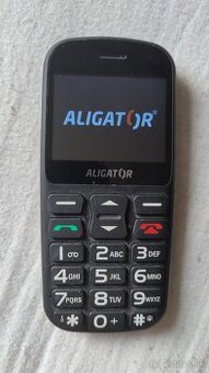 Aligator A690 málo používaný seniorský tlačítkový telefón
