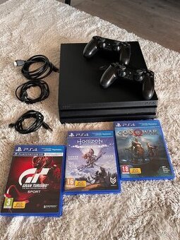 🎮 PlayStation 4 PRO 1TB + 2 originálne ovládače
