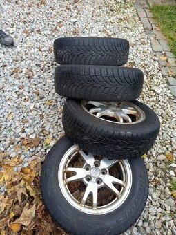 Pneumatiky Toyota zimné + Alu disky elektróny 195/65 R 15