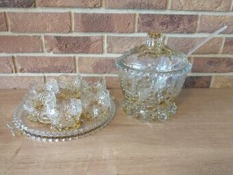 retro sklo, hutné sklo