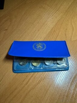 1981 sada mincí v modrom obale, darčekové balenie PVC, 6153