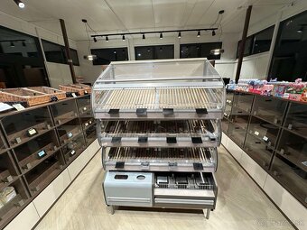 Predám profesionálne regály na pečivo – výborný stav