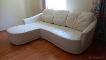 Kožená rohová sedačka