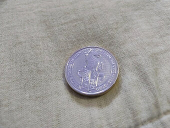 The Queens Beasts 2Oz White Horse of Hanover 2020 Royal Mint