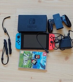 Nintendo Switch + Legend of Zelda a Animal Crossing