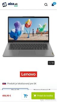Notebook Lenovo IdeaPad 3 14ALC6 Arktická sivá