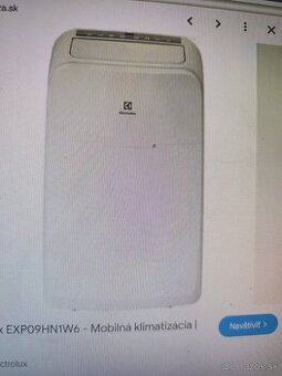 Mobilná klimatizácia Electrolux