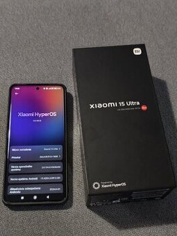Predám alebo vymením Xiaomi 15 Ultra 16/512GB