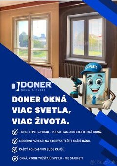 Doner okná – viac svetla, viac života