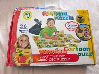 Drevené veľké puzzle