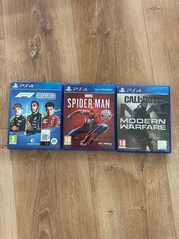 Hry na ps4 - f1 2021, spider-man, call of duty