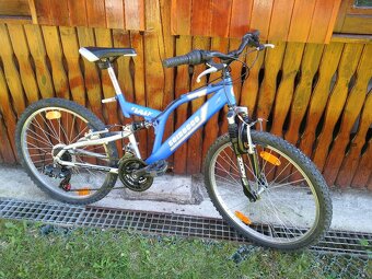 bicykel SCIROCCO, celoodpružený, 24 "kolesá, pre vek 8 až 1
