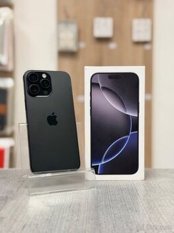 100% BATÉRIA - Apple iPhone 16 Pro Max 256GB Black Titanium