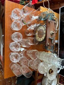 Sklenene pohare rozne