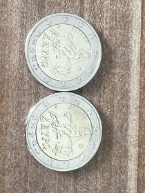 2€ grécka obehová minca s písmenom S vo hviezde