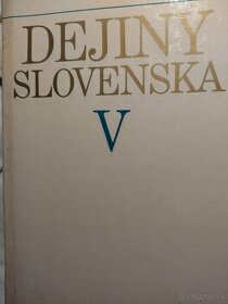 Dejiny Slovenska V (r.1918 až1945)