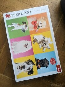 Puzzle psíky 500ks