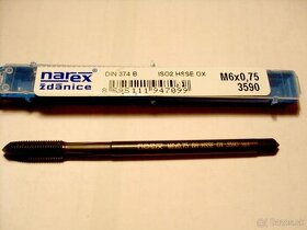 Závitník NAREX M6x0,75 6H HSSE DIN 374 - 1
