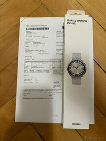 Samsung Galaxy watch 6 Classic 47mm strieborné