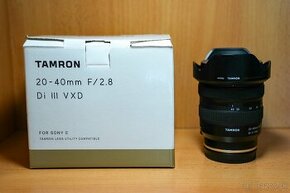 Tamron 20 – 40 mm F/2.8 Di III VXD na Sony E-Mount