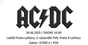 AC/DC - POWER UP TOUR 2025 - Praha - 26.6.