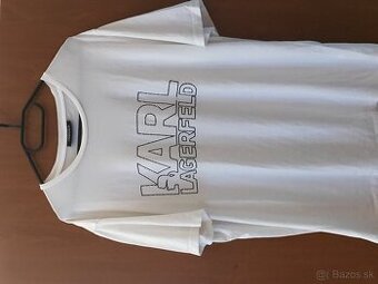 KARL LAGERFELD originál pánske tricko white XL